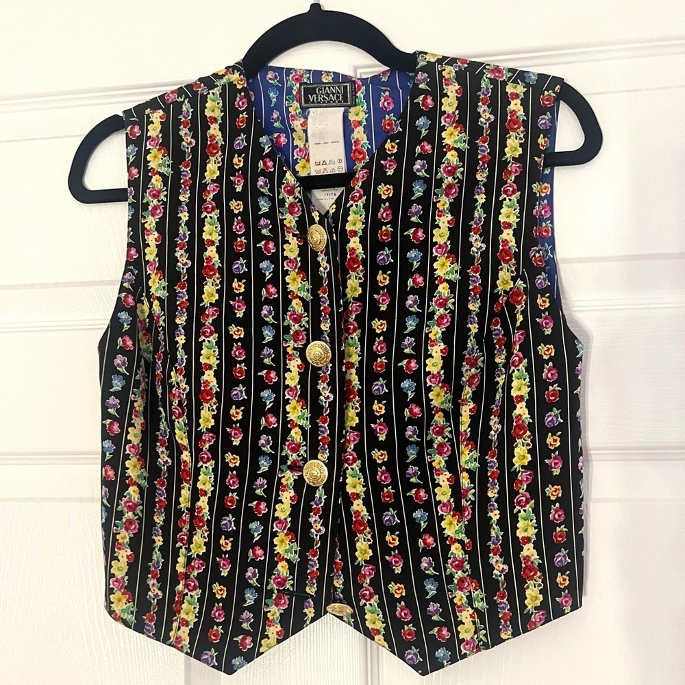 VINTAGE Gianni Versace 1994 Crop Top